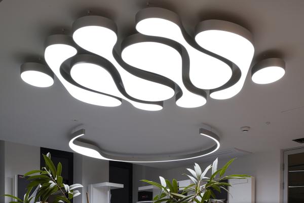 moderne Deckenlampe mit Drahtaufhängung 3 m Seile